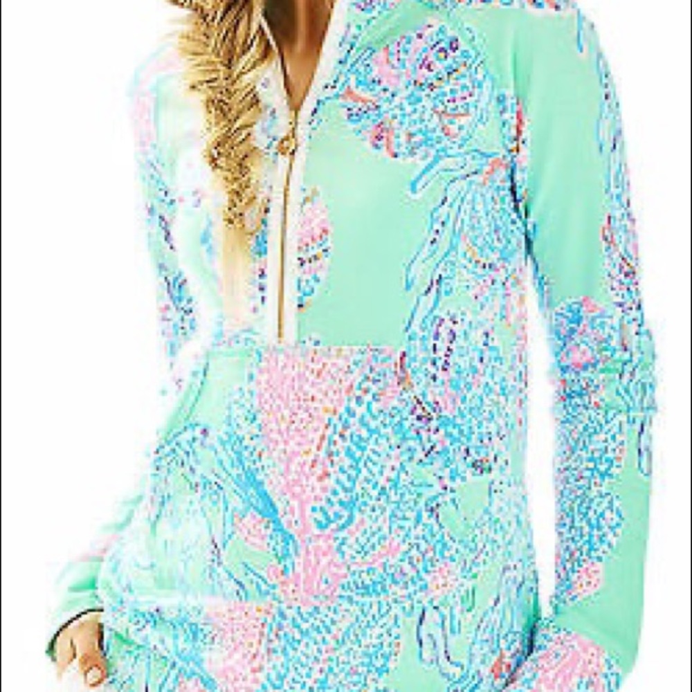 Lilly Pulitzer Minty Fresh Popover size XXS
